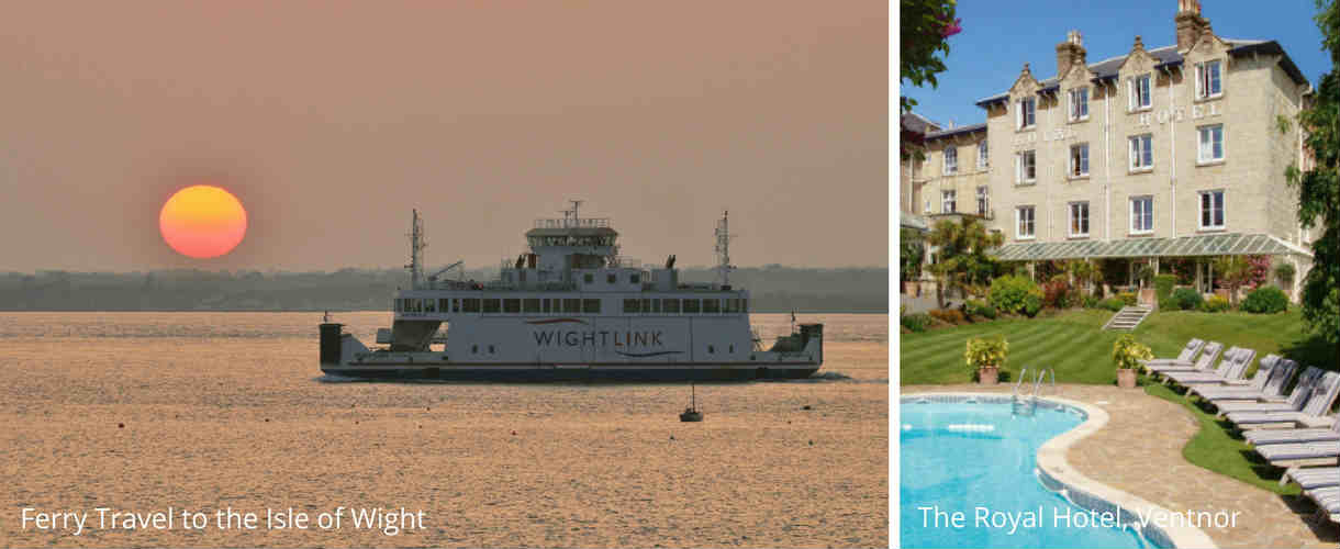 Accommodation Isle of Wight - Isle of Wight Ferry, The Royal Hotel, Ventor
